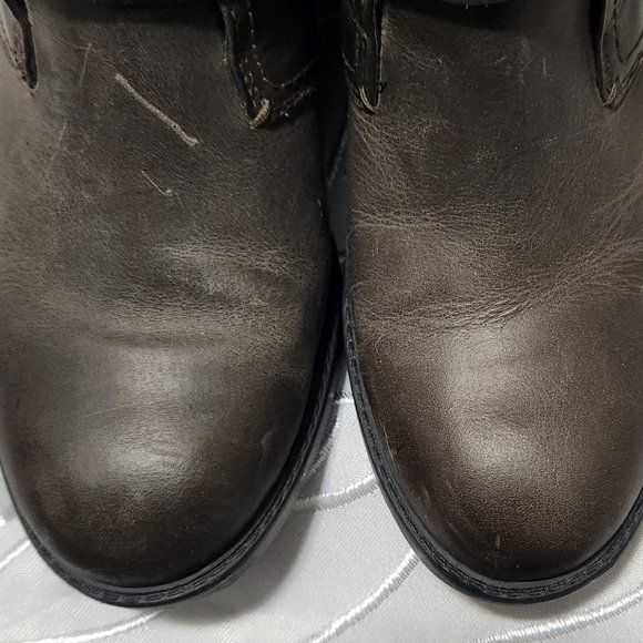 Clarks Leather Mid-calf Lined with side zipper size 38 - Picture 2 of 14